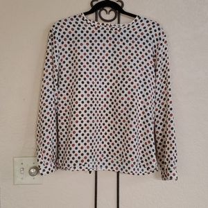 Nicole Blake womens blouse petite 6